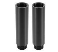 SILENRADAWN 2 pièces Extension de Trépied Microphone Tube Prolongateur Noir Accessoire Simple pour Bras de Micro et Pied Micro Karaoké
