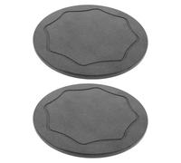 SILENRADAWN 2 Pièces Lot de Soucoupes Rondes en Boue de Diatomée Absorbante d'eau pour Pots de Fleurs D'intérieur Plateau à Drainage Facile à Entretenir et Design Minimaliste pour Décoration