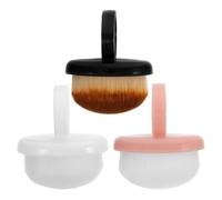 SILENRADAWN 3 pièces Brosse à Ongles Douce Set Nettoyage Ongles Poussière Brosse Manucure Compacte pour Onglerie
