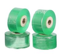 SILENRADAWN 4 Rouleaux Ruban de Greffage Film de Greffage pour Plantes PVC Vert 4 Rouleaux 3cm Autocollant Extensible Étanche pour Arbres Fruitiers Noyers, Jardin et Bourgeonnement