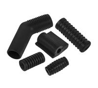 SILENRADAWN 5 pièces Protector Levier Vitesse Moto Silicone Souple Housse Antichoc et Antirayures Protection Levier Changement de Vitesse Caoutchouc Noir Facile à Installer