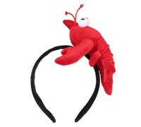 SILENRADAWN Bandeau de Fête en Tissu Rouge pour Garçon et Filles, Forme Intéressante de Homard, Accessoire Cheveux Garçon Fille, Ajoute une Touche Amusante aux Occasions Festives