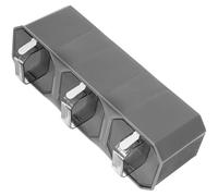 SILENRADAWN Boîte à Épices Design Simple et Élégant 3 Compartiments en Plastique 400ml Couvercle et Cuillère Peut être Suspendue Mur Rangement Organisé Cuisine