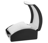 SILENRADAWN Boîte de Rangement pour Montre Design Moderne et Fermeture Intégrale en Similicuir Blanc Coussin Facile à Transporter pour Voyage et Usage Quotidien