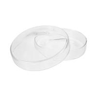 SILENRADAWN Boîtes de Petri expérimentales en verre, 1pc, 5.91 pouces, résistance à la chaleur, apparence claire, pour culture cellulaire, science experiment, recherche scientifique