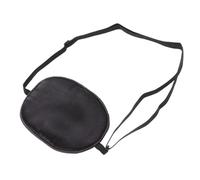 SILENRADAWN Cache-œil en Soie Léger et Bloqueur de Lumière Style Pirate pour Strabisme et Œil Paresseux, Masque Oculaire Unique Ajustable pour Adultes et Garçon et Filles