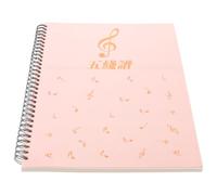 SILENRADAWN Cahier de Musique Papier de Notation Musicale 2mm 80 Feuilles A4 pour Débutants Composition Pratique à Domicile