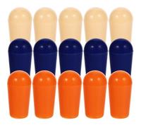 SILENRADAWN Capuchons de Commutateur pour Guitare Électrique 15pcs en Plastique Filetage Intérieur 3,5mm Robustes pour Accessoires Guitare Électrique