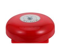 SILENRADAWN Cloche de Boxe Alarme Incendie Sonnette de Porte sans Fil Sonnette Extra Forte en Plastique Rouge, pour Ascenseurs et Usines, Usage Intérieur Industriel