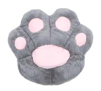 SILENRADAWN Coussin de Siège de Patte de Chat Mignon en Tissu Imitation Lapin et Coton Pp, Protège la Taille Pieds, pour Chaise de Bureau et Canapé