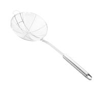SILENRADAWN Écumoire Passoire à Pâtes avec Crochet Pratique en Acier Inoxydable Multifonction Facile à Nettoyer Cuisine Professionnelle pour Hôtels et Restaurants de Poulet Frit