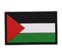 SILENRADAWN Écusson Drapeau Palestine Brodé en PVC Auto-agrippant