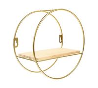 SILENRADAWN Étagère de Salle de Bain sans Clous en Fer Or, Anti-Rouille et Anti-âge, Étagère de Rangement Pratique pour Toilettes et Hôtels, Installation Facile sans Perçage