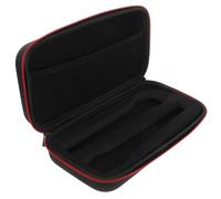 SILENRADAWN Étui Rigide Eva Noir pour Microphone Portable Fermeture Éclair Classique, Protège et Organise Microphone et Chargeur pour Transport Sécurisé