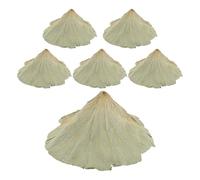 SILENRADAWN Feuilles de Lotus Séchées Rondes pour Cuisson de Poulet Chinois, Emballage Alimentaire Naturel, Décoration de Sushi et Présentation de Table, Lot de 6 Feuilles