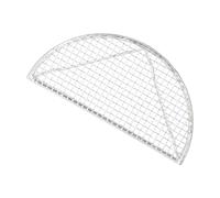 SILENRADAWN Grille à Friture en Acier Inoxydable Semi-Circulaire Résistante la Rouille pour Cuisson et Rôtissage Grosse Capacité Cuisine Extérieure et Barbecue