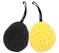 SILENRADAWN Loofah Unique et Ruban pour Suspendre Texture 2pcs en Éponge Réutilisable Ultra Absorbant et de Bain Ménager Salle de Bain