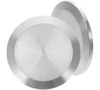 SILENRADAWN Lot de 2 Bouchons Sanitaires Tri-Caps en Acier Inoxydable 304 Embouts Rapides pour Raccords de Tubes Bride de Virole Ø19-38 MM Utilisation Industrielle et Cosmétique