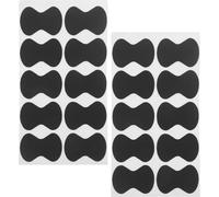 SILENRADAWN Lot de 20 Accessoires Adhésifs en Eva pour Médiators de Guitare, Poignées Antidérapantes Pratiques Augmentant la Friction pour Jouer Guitare