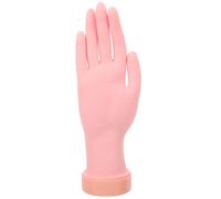 SILENRADAWN Mannequin Main Manucure Flexible pour Entraînement Ongulaire Main Simulée Réutilisable pour Prothésiste Ongulaire Accessoire Ongles Professionnel pour Pratique Gel