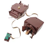 SILENRADAWN Mécanisme de Remplacement pour Horloge à Coucou à Quartz, | Pendule Animé, Chants D’oiseau Musique, Silence Nocturne, Plastique et Métal, Marron