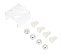 SILENRADAWN Moule à Lèvres en Silicone Kit Pratique 4 Moules et Support Facile à Démouler pour Fabrication de Rouge à Lèvres pour Maquillage Personnel ou Professionnel