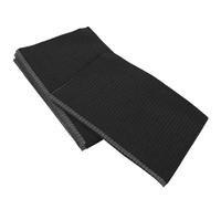 SILENRADAWN Nappe Jetable pour Manucure 125 Pièces en Papier Noir, Tapis de Nail Art Absorbant, Pratique et Confortable pour Salon de Beauté ou Nail Art