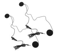 SILENRADAWN Oreillettes pour Casque de Moto Noir 2pcs Lecture Musicale et Design Ergonomique Compatibles Casque Moto pour Communication et Navigation GPS