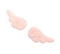 SILENRADAWN Paire de Pinces à Cheveux Décoratives Ailes D'ange en Peluche Rose, Accessoires Doux pour Coiffure Élégante et Fête