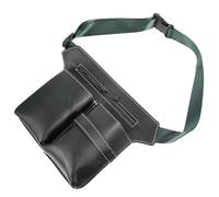 SILENRADAWN Paquet à Ciseaux en Cuir Vert Multifonctionnel Ceinture pour Rangement Accessoires Cheveux, pour Coiffeurs en Déplacement Professionnel ou Activités Extérieures