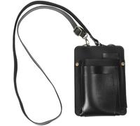 SILENRADAWN Paquet de Rangement Paquet Banane Professionnel Grosse Capacité en Cuir Pu Noir Facile à Nettoyer et Robuste pour Ciseaux de Coiffeur pour Outils de Coiffure, pour Usage