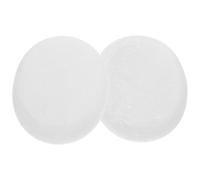 SILENRADAWN Pierres de Massage Huiles Essentielles Ensemble de 2 en Marbre Naturel Blanc, Compresses Chaudes et Froides pour Spa et Soins à Domicile