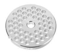 SILENRADAWN Plaque Perforée pour Hachoir à Viande Manuel en Acier Inoxydable 12 Trous Ronds 6 Mm, Accessoire Cuisine pour Découpe Uniforme de Bœuf Haché, Outil de Meulage Professionnel