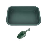 SILENRADAWN Plateau pour Pot de Fleurs Rectangulaire en Plastique avec Mini | Lot de Set, Collecte D’eau Stable et Suivi Facile, pour Fleurs et Semis Balcon ou Bureau
