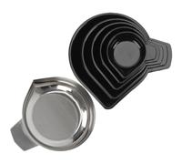 SILENRADAWN Plateaux de Pesée pour Peser Petits Objets Lot de 6 en Acier Inoxydable Conception à Bec Fin pour Balance Électronique Cuisine ou Laboratoire