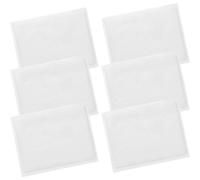 SILENRADAWN Pochettes Adhésives Transparentes en PVC Adhérence Forte et Résistantes 6 Pièces pour Cartes et Notes pour Étagères de Supermarché ou Tableaux D'affichage