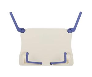 SILENRADAWN Pupitre de Lecture Pliable en Abs Bleu, Support Compact pour Partitions Musicales, Réduit la Douleur Cou, pour Piano et Guitare