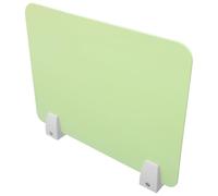 SILENRADAWN Séparateur de Bureau Vert en PVC et Métal, Écran de Protection pour Étudiants en Examen, Barrière Anti-gouttelettes, Design Minimaliste, Facile à Installer et Plusieurs Styles