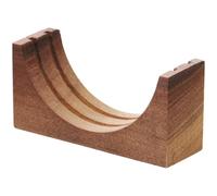 SILENRADAWN Socle en Bois pour Filtres à Expresso, Support de Rangement à Deux Compartiments, Organisateur de Filtre à Café, Accessoire Pratique pour Machine à Café, Usage Maison et Bureau