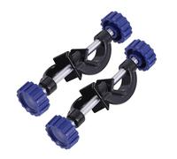 SILENRADAWN Support de Pince à Angle Droit en Alliage 2pcs Tête de Bossage Réglable Bleu pour Laboratoire et Usage Domestique Robuste et Polyvalent