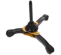 SILENRADAWN Support de Sol Pliable pour Clarinette et Flûte en Fer Noir, Portable et Résistant la Rouille, Trépied Élégant pour Accessoires D'instruments à Vent