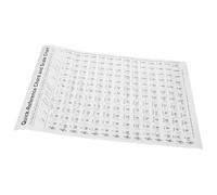 SILENRADAWN Tableau d'Accords de Harpe Portable en Papier Petit Format Affiche d'Apprentissage des Accords pour Débutants Outil Pratique pour Étude et Pratique Musicale