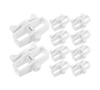 SILENRADAWN Tendeurs de Clôture Électrique Résistance Renforcée en Abs Blanc Lot de 10 et Maintien de Tension pour Fil de Clôture pour Jardin et Ferme