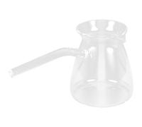SILENRADAWN Théière en Verre 450ml Poignée Latérale Robuste, Compatible Plaques Électriques en Céramique, pour Maison de Thé et Restaurant