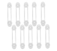 SILENRADAWN Verrous de Sécurité pour Garçon et Filles 10pcs en Abs Ruban Adhésif Double Face Anti-pincement pour Tiroirs et Réfrigérateurs Protection