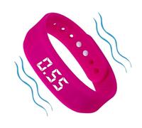 Silent Alarm - Pro | Vibrating Wristband - Réveil Vibrant De Poignet Étanche Pour Étudiants | Pulsera De Alarma Silenciosa | Sveglia A Vibrazione | 2026 Pro | Dorm | Travel | Library | Black