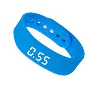 Silent Alarm Wristband - Waterproof Modern Wearable Reminder, Vibrating Clock Watch, Soft Silicone Band, Rechargeable Battery | Vibrating Alarm Watch For Kids Teens Women Men Students Commuting