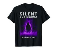 Silent But Deadly Hooded Shadow Phonk Aesthetic Anime T-Shirt