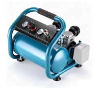 Silent - Compresseur d'air comprimé - Compatible avec batterie Makita 18 V (On Ak-ku) - Compresseur d'air portable - Pression de travail de 7,5 bar - Capacité de bouteille de gaz de 9 l