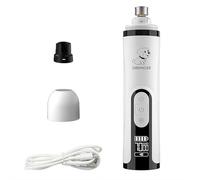Silent Groom Pro Broyeur à ongles sans fil à faible bruit pour chiens et chats, rechargeable par USB, 2 vitesses, 3 ports, batterie longue pour un toilettage sûr et confortable des pattes à la maison